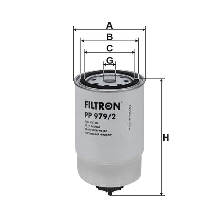 FİLTRON YAKIT FİLTRESİ PP979/2