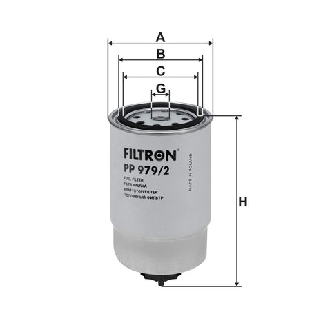 FİLTRON YAKIT FİLTRESİ PP979/2