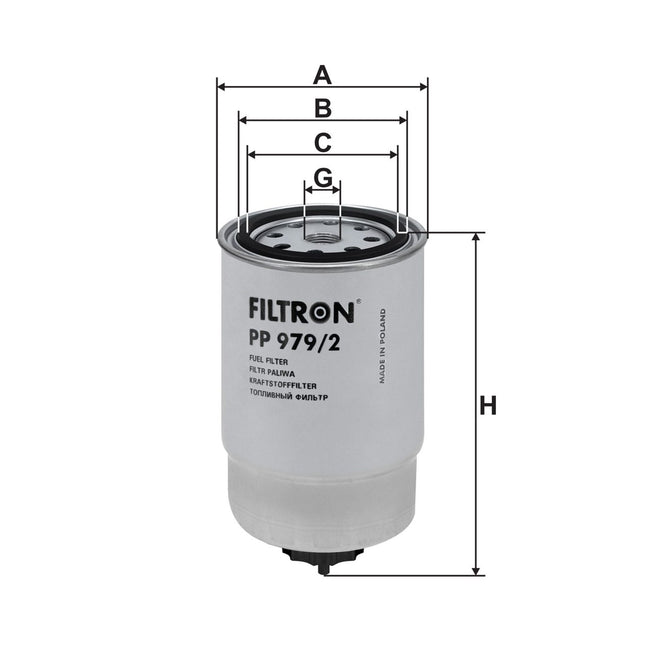 FİLTRON YAKIT FİLTRESİ PP979/2