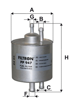 FİLTRON YAKIT FİLTRESİ PP947