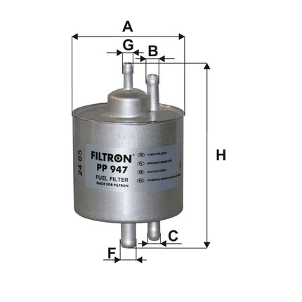 FİLTRON YAKIT FİLTRESİ PP947