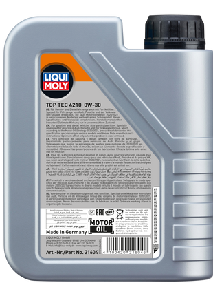 LIQUI MOLY TOP TEC 4210 0W-30 1L
