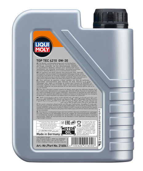 LIQUI MOLY TOP TEC 4210 0W-30 1L
