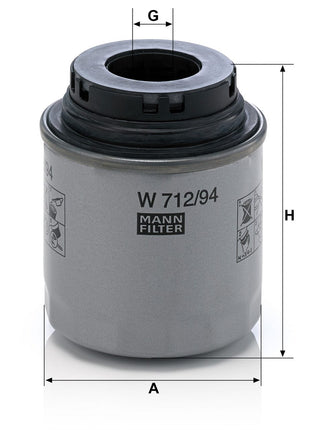 MANN YAĞ FİLTRESİ W712/94