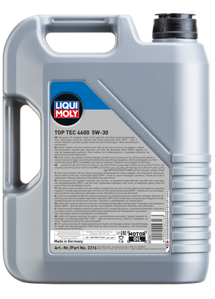 LIQUI MOLY TOP TEC 4600 5W-30 5L