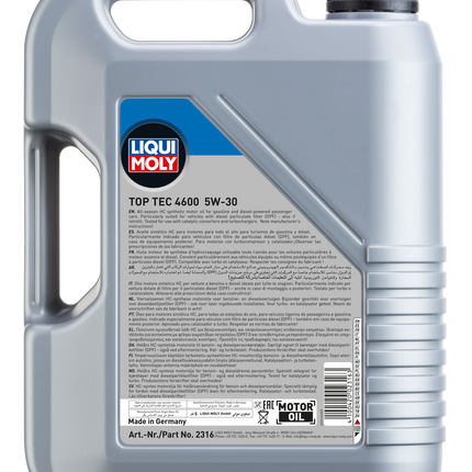 LIQUI MOLY 5W-30 TOP TEC 4600 5L