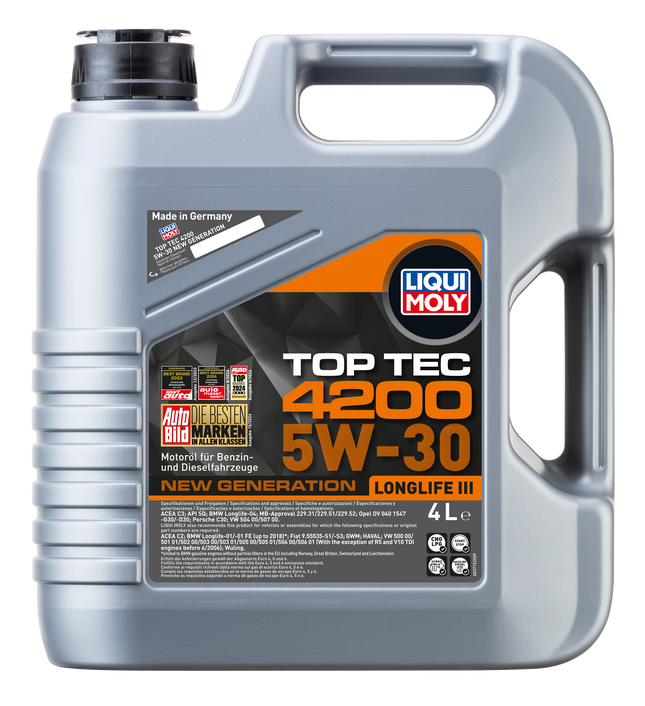 LIQUI MOLY 5W-30 TOP TEC 4200 4L