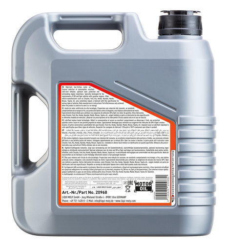 LIQUI MOLY SPECIAL TEC DX1 5W-30 4L