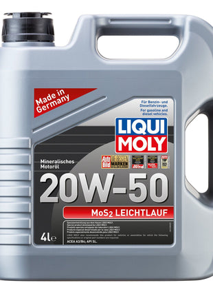 LIQUI MOLY MOS2 LOW-FRICTION 20W-50 4L