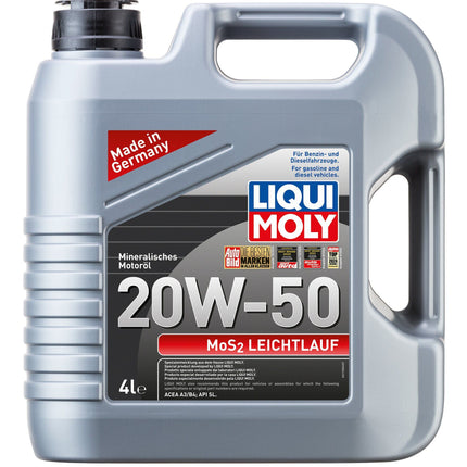 LIQUI MOLY 20W-50 MOS2 LEİCHTLAUF 4L