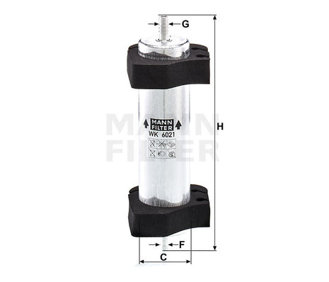 MANN YAKIT FİLTRESİ WK6021