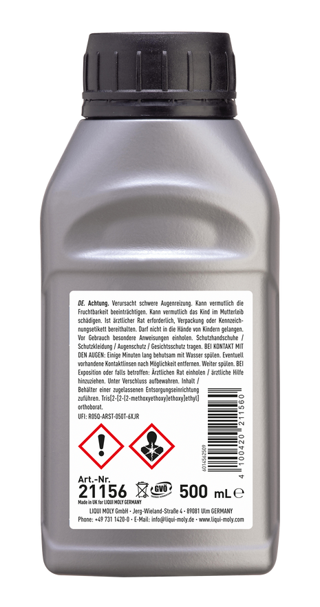 LIQUI MOLY BRAKE FLUID DOT 4 500ML