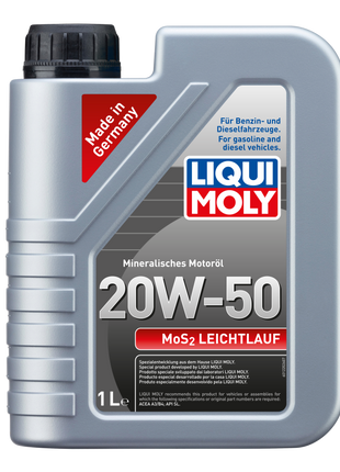 LIQUI MOLY MOS2 LEICHTLAUF 20W-50 1L