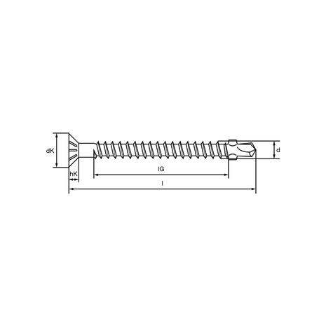 FÖRCH TABAN VİDASI 6,3X60