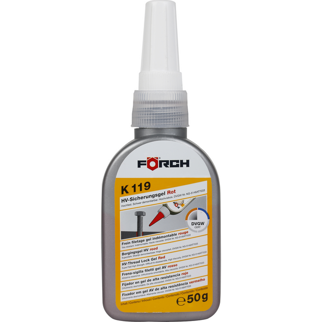 FÖRCH CIVATA SABİTLEME SERT KIRMIZI 50ML K119