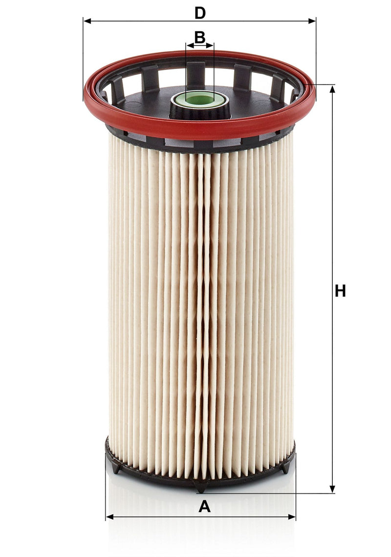 MANN-FILTER PU8028 — Teknik ölçü çizimi